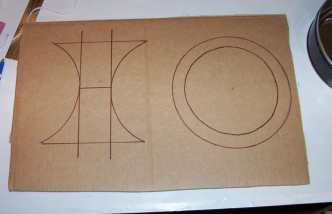 drawing the diorama base and porthole