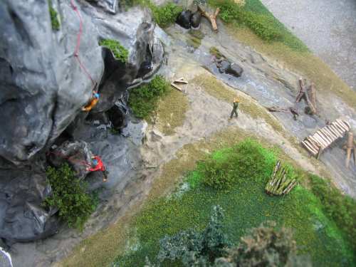 Overview of the diorama