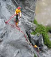 A Rock Climbing Diorama