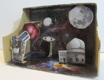 The completed diorama