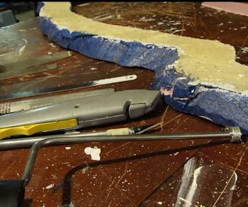 Hot wire on the stones