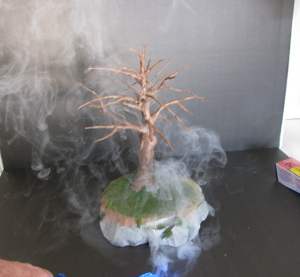 Adding smoke to the tree scene