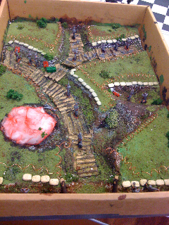 Trench warfare diorama by Alika