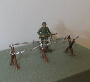 How to make a shop barbed wire fence