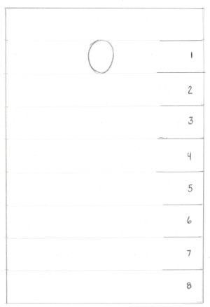 Drawing an adult male