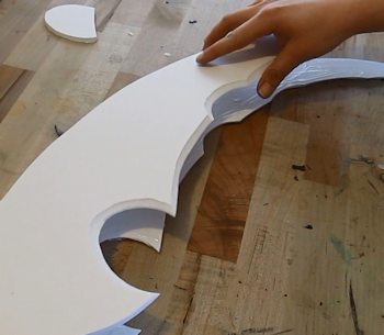 Glue blades together