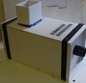 The completed camera obscura