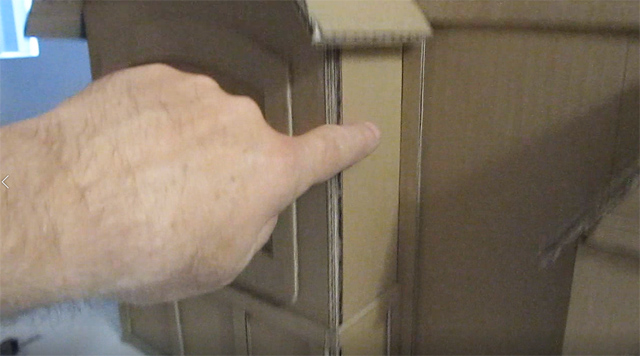 The side of the main section