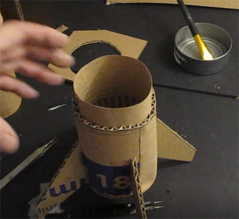 Insert and glue the strip