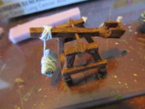 A miniature catapult