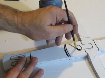 Paint the creases