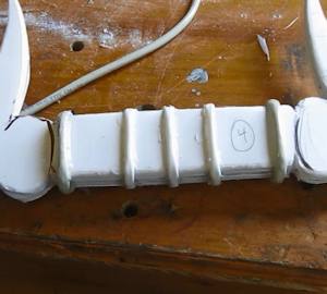 The handle details