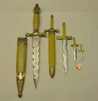 make a miniature wooden dagger