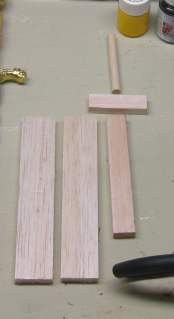 The five pieces of wood