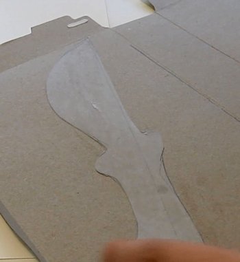 Glue to cardboard