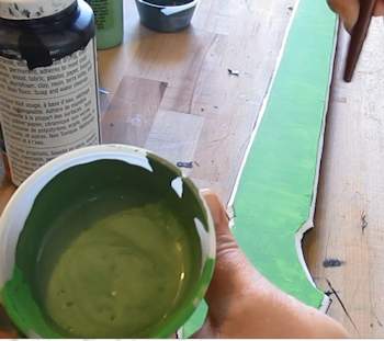 Add silver to the light green
