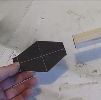 The template for the pommel