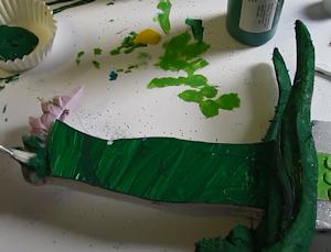 Paint handle green