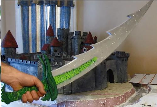 The completed sword
