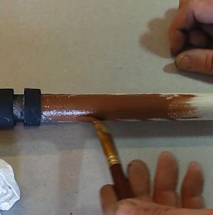 Paint the handle brown