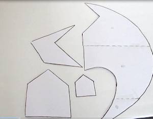 Trace onto foamboard