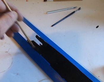 Paint the blade
