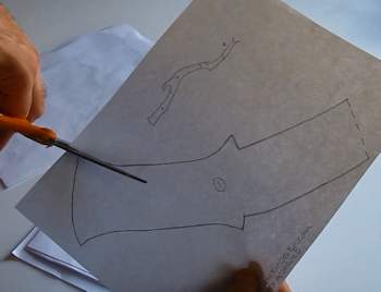 Cut the template pieces