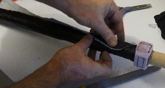 Wrap the handle