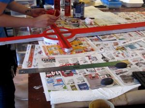 Paint the decorations