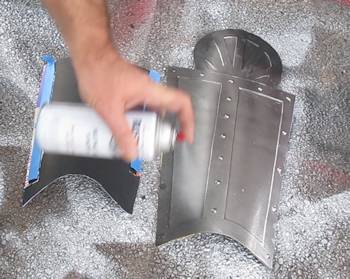 Spray paint it silver