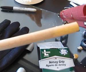 Using a dowel