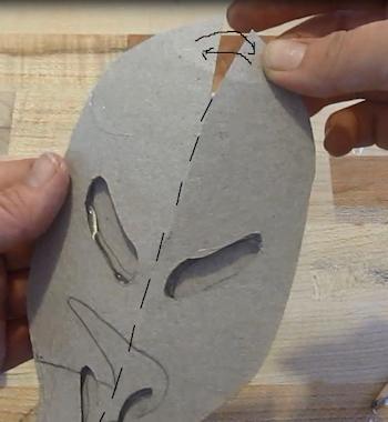 Fold over for shape and depth