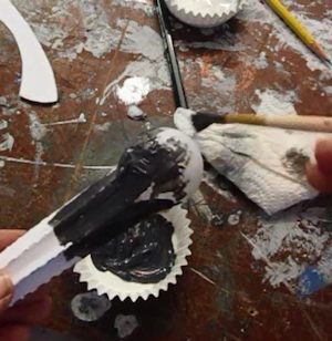 Paint the Pommel assembly