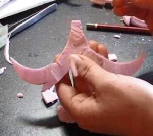 Carve channel in guard