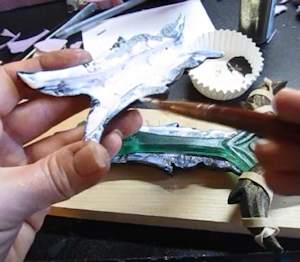 Glue handle