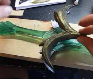Glue guard together