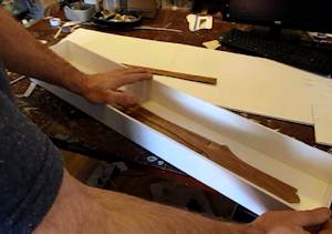 Make a box for the rubber