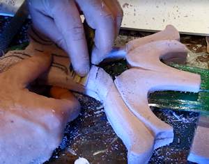 sandpapering