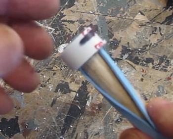 Glue ring on 
