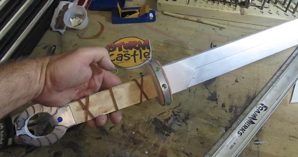 the completed sword