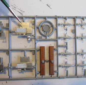 Paint while on the sprue