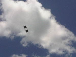 The flying box kite