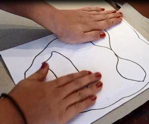 Glue the template to cardboard