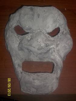A web visitor made the mask