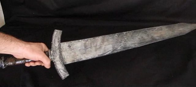 The completed sword