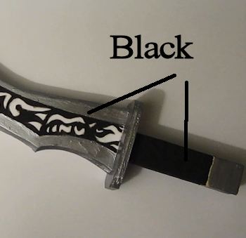 Where to paint black