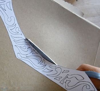 Cut out the detail piece
