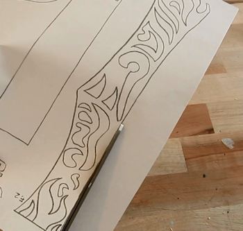 Cut out the detail piece