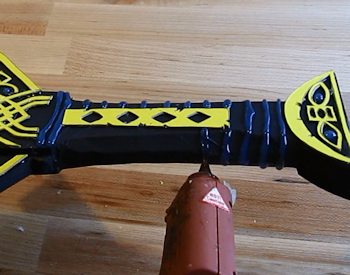 Add hot glue details
