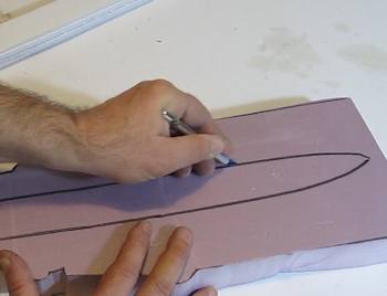 Cut the foam